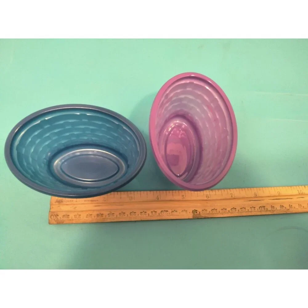 Light Plastic Baskets Easter Candy Cups Lot 4